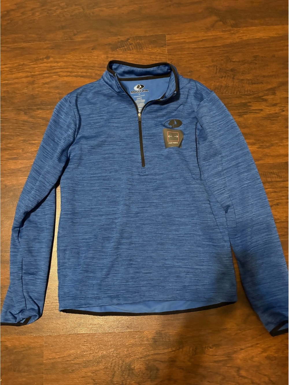 Men’s Mossy Oak blue athletic shirt size Small